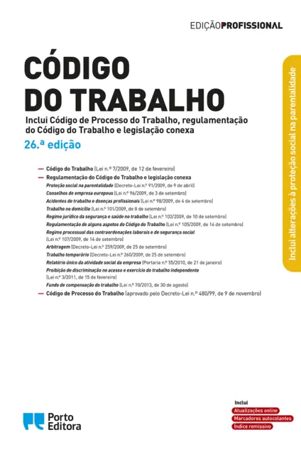 Imagem do produto  Código do Trabalho - 26ª edição