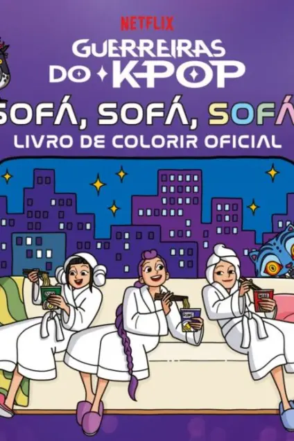 Imagem do produto  Guerreiras do K-Pop - Sofá, Sofá, Sofá! - Livro de Colorir