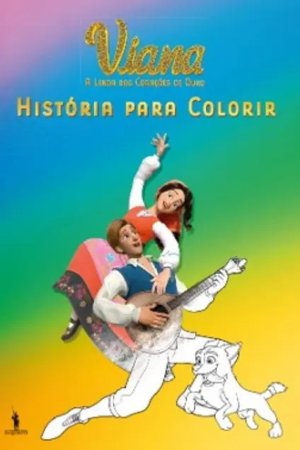 Imagem do produto  Viana - A Lenda dos Corações de Ouro - História para Colorir