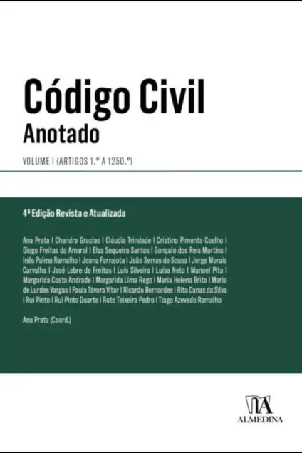 Imagem do produto  Código Civil Anotado Volume I - 4ª Edição