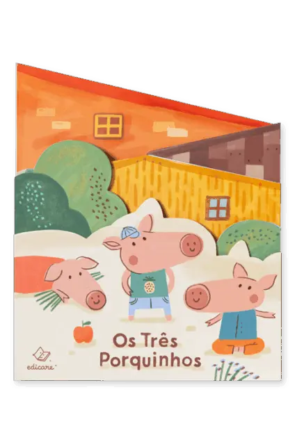 Imagem do produto  Os Três Porquinhos - Livro acordeão