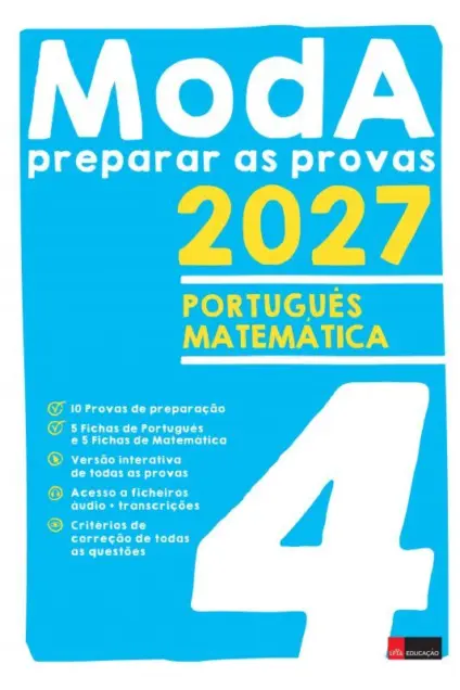 Imagem do produto  ModA Preparar as Provas 2027 Português e Matemática 4.º ano