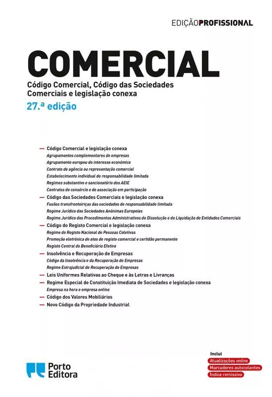 Imagem do produto  Comercial  27.ª edição