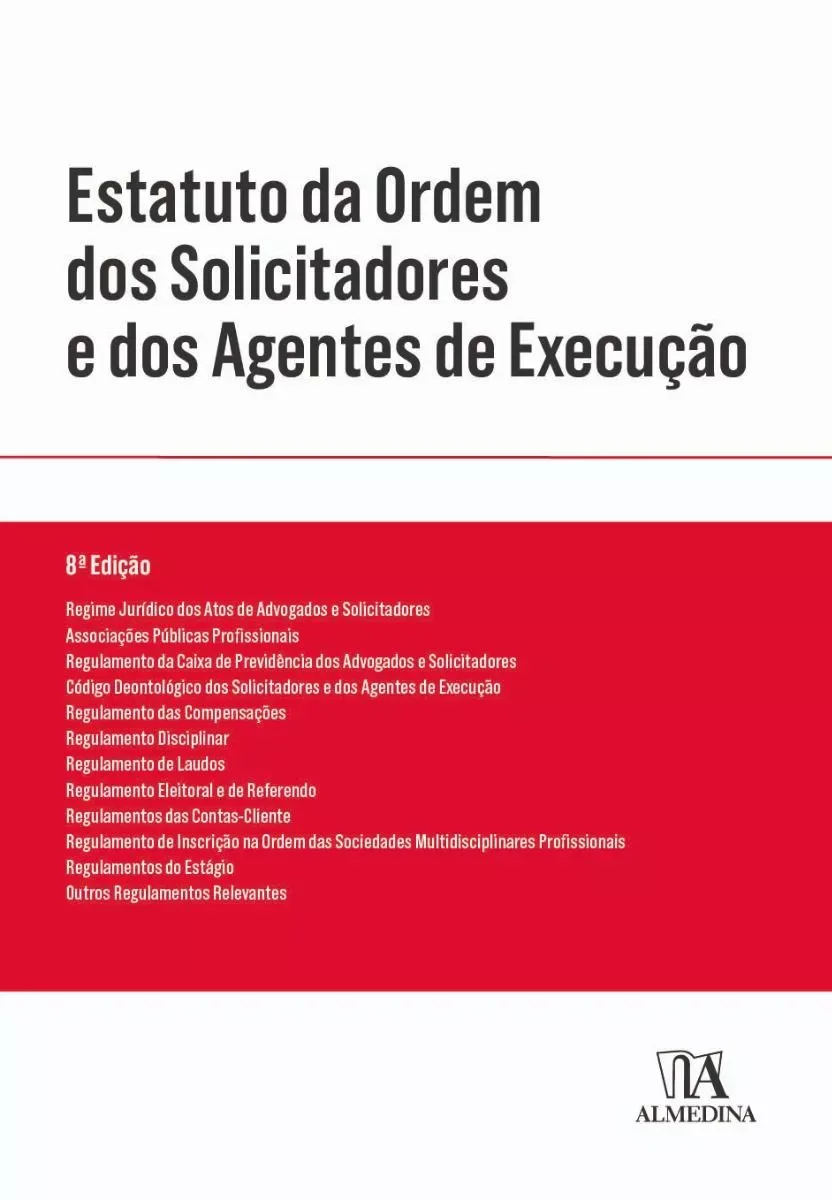 Imagem do produto  Estatuto da Ordem dos Solicitadores e dos Agentes de Execução 8.ª Edição