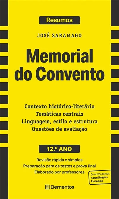 Imagem do produto  Resumos: Memorial do Convento