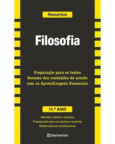 Imagem do produto  Resumos Filosofia 11.º Ano