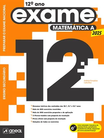 Imagem do produto  Preparar o Exame Nacional – Matemática A – 12.º Ano (2025)