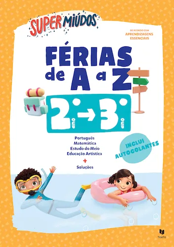 Imagem do produto  Supermiúdos Férias de A a Z: 2.º ano - 3º ano