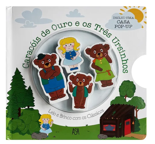 Imagem do produto  Leio e Brinco com os Clássicos: Caracóis de Ouro e os Três Ursinhos