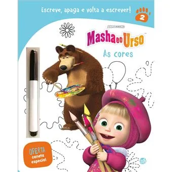 Imagem do produto  Masha e o Urso - As Cores - Livro de Atividades