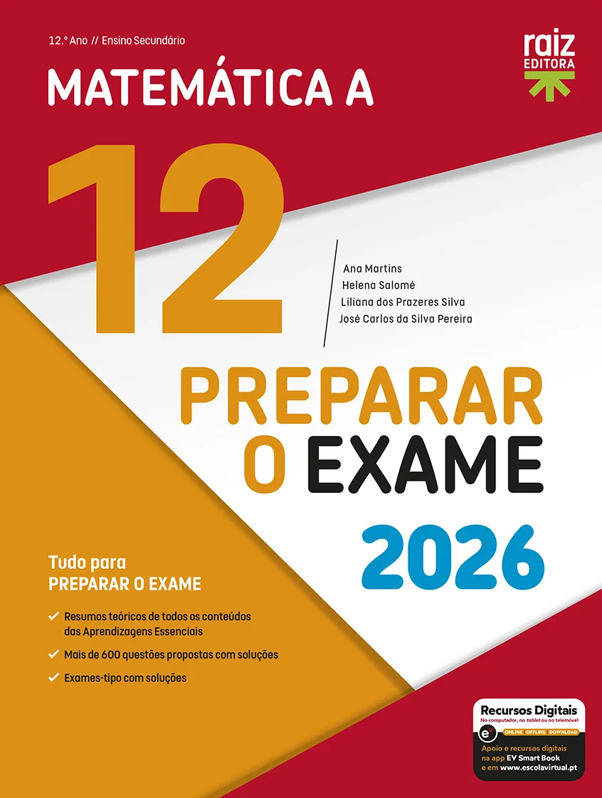 Preparar o Exame 2026 Matemática A 12º Ano