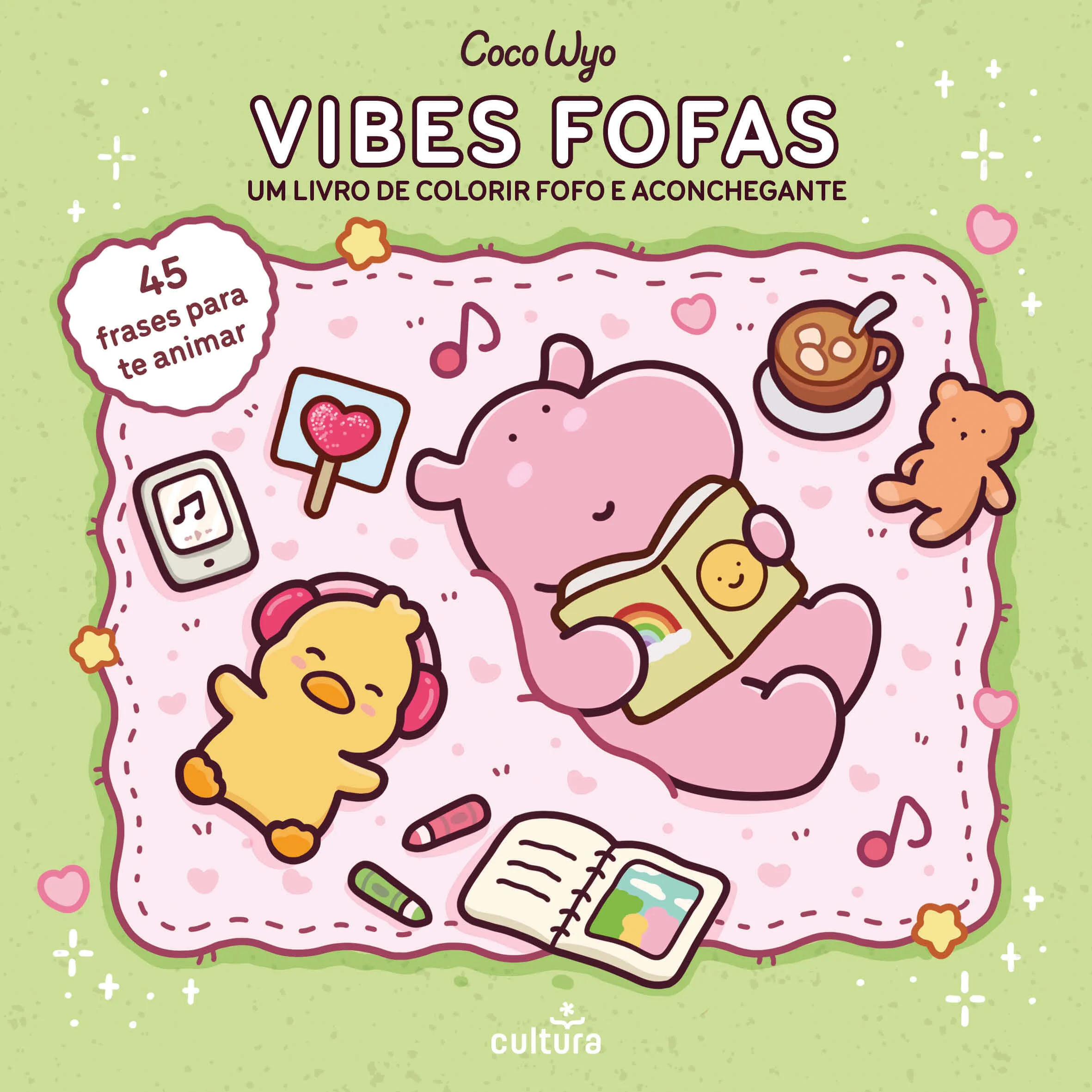Imagem do produto  Vibes Fofas - Livro de Colorir