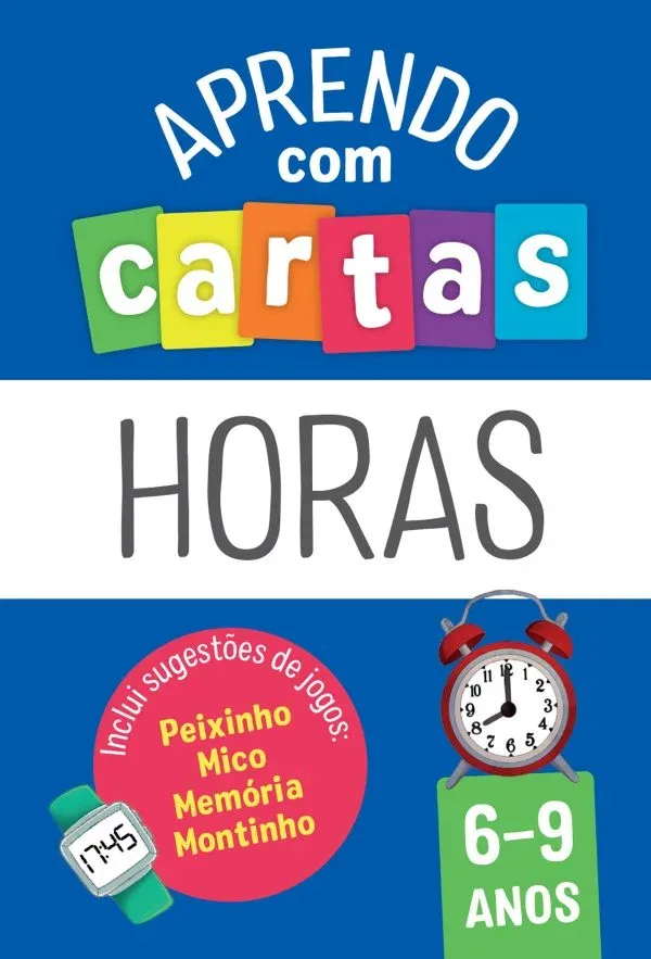 Imagem do produto  Aprendo com Cartas - Horas 6-9 Anos