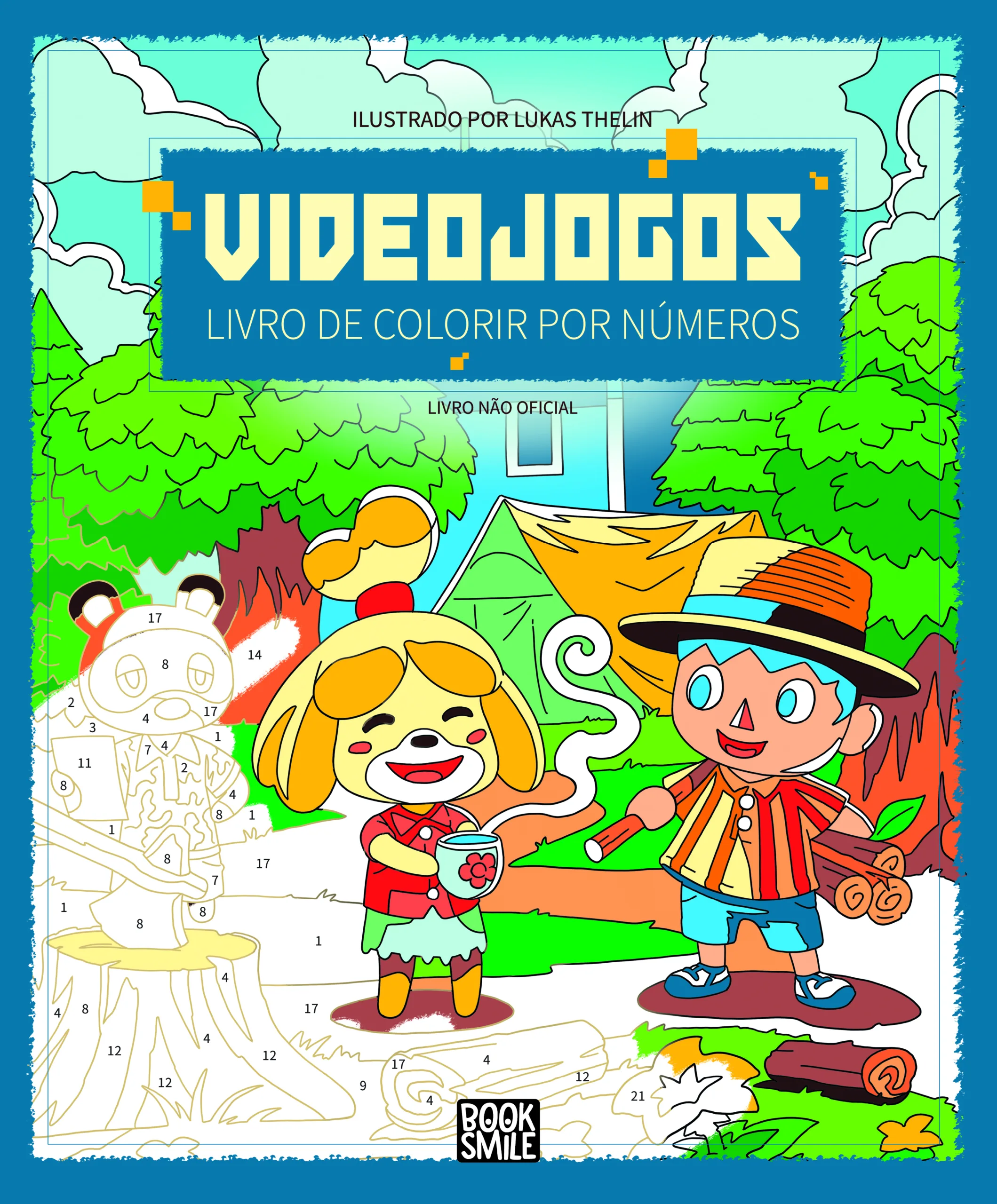 Imagem do produto  Videojogos - Livro de Colorir por Números